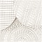 Silver Aluminum Plate Wall Decor with Textured Pattern 18" x 3" x 18"